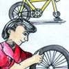 修理脚车 bicycle repair