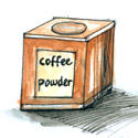 咖啡粉 coffee powder
