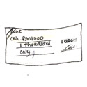 支票 cheque
