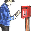 送信,邮差送信 send mail,send letter