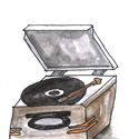 留声机,电唱机 phonograph,gramophone