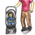 婴孩车,婴儿车 stroller