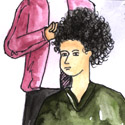 弄头发,理发,饰发,整理头发 hairdressing
