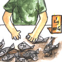 鱼贩 fishmonger,fish seller