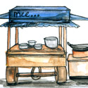卖福建面 selling hokkien mee