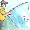 钓鱼 fishing