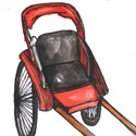 三轮车 pedicab