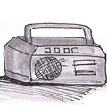 听收音机 listen to radio