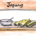卖玉蜀黍,卖玉米 selling corn,selling jagung