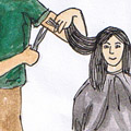 理发,剪头发 haircut,cut hair