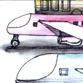 飞机 airplane,aeroplane