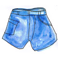 短裤 short pants