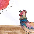 公鸡啼鸣 rooster crowing,male chicken crowing