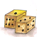 骰子,色子 dice