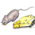 老鼠偷吃 rats eating,mouse eating