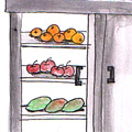 雪藏水果,水果存放冰箱,冷藏水果 freeze fruit,keep fruits in fridge