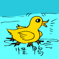 怪鸭 four legged duck