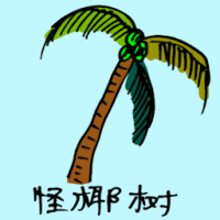 怪椰树 weird coconut tree