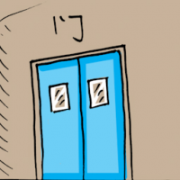 门 door
