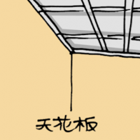 天花板 plaster ceiling