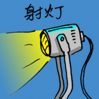 射灯,照明灯 spotlight