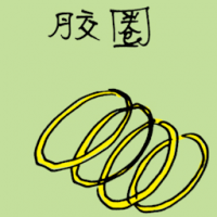胶圈,橡皮筋 rubber band