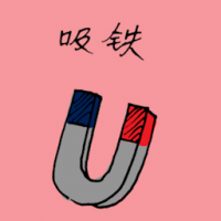 磁体,吸铁 magnet