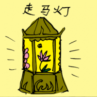 走马灯 revolving scenic lantern