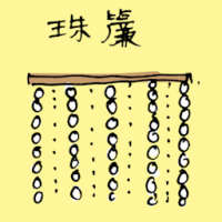 珠帘 marble curtain