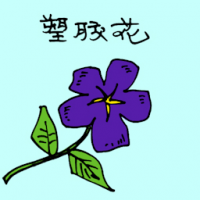 塑料花 plastic flowers