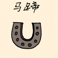 马蹄 horse shoe