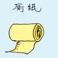 厕纸 toilet roll