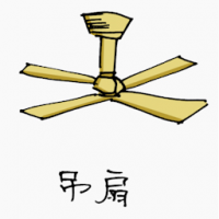 吊扇 ceiling fan
