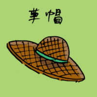 草帽 straw hat