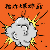 被炸弹炸死 die in an explosion