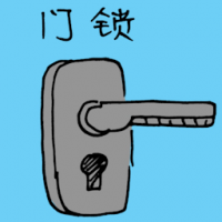 门锁 door lock