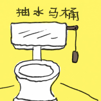 抽水马桶,坐式马桶 flush toilet