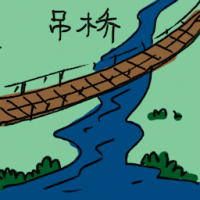 吊桥 drawbridge
