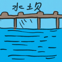 水坝 dam