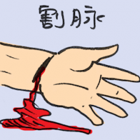 割脉 cutting veins