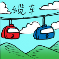 缆车 cable car