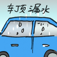 车顶漏水 car roof leaks