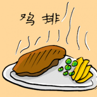 鸡扒,鸡排 chicken chop