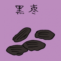 黑枣 black dates