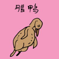腊鸭 preserved duck