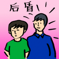 后盾 backing
