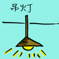 吊灯 chandelier
