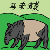 马来貘 malayan tapir