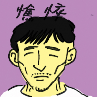 憔悴 wan and sallow