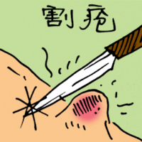 割疮 removing sore